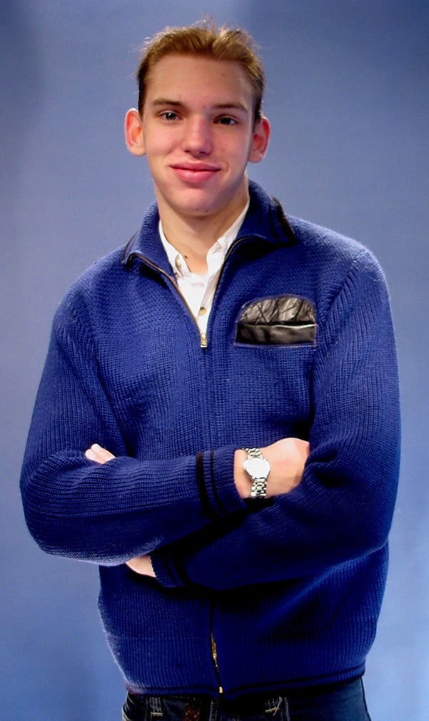 Retro-Strickjacke mit Reißverschluss vorne für Herren