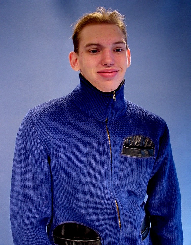 Retro-Strickjacke mit Reißverschluss vorne für Herren