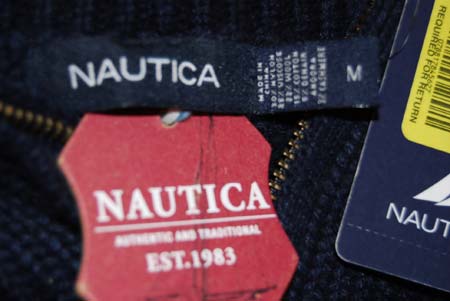 Men's Nautica Zip-Neck Pullover Sweater