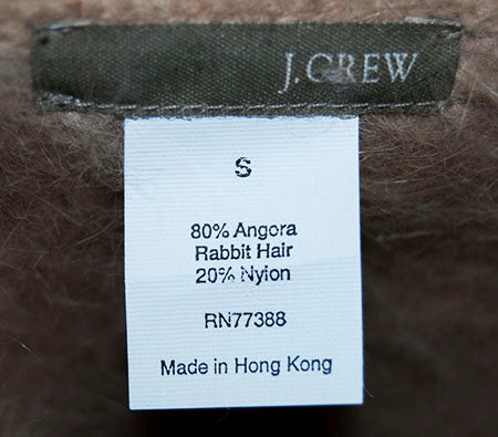 J.Crewのレディースカーディガンアンゴラセーター