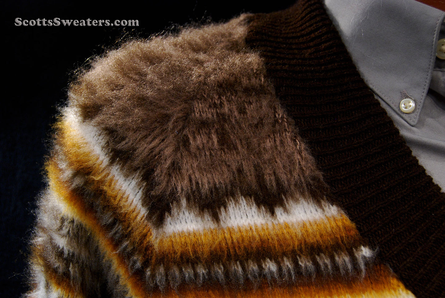 Men's Alpaca V-Neck Sweater
