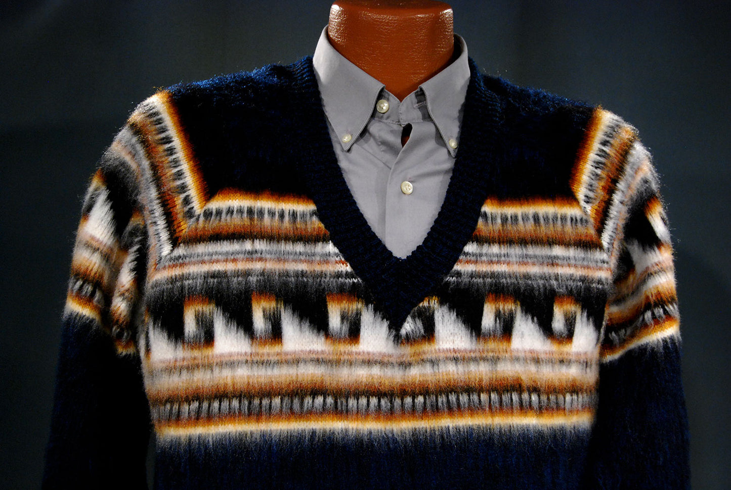 Men's Alpaca V-Neck Sweater