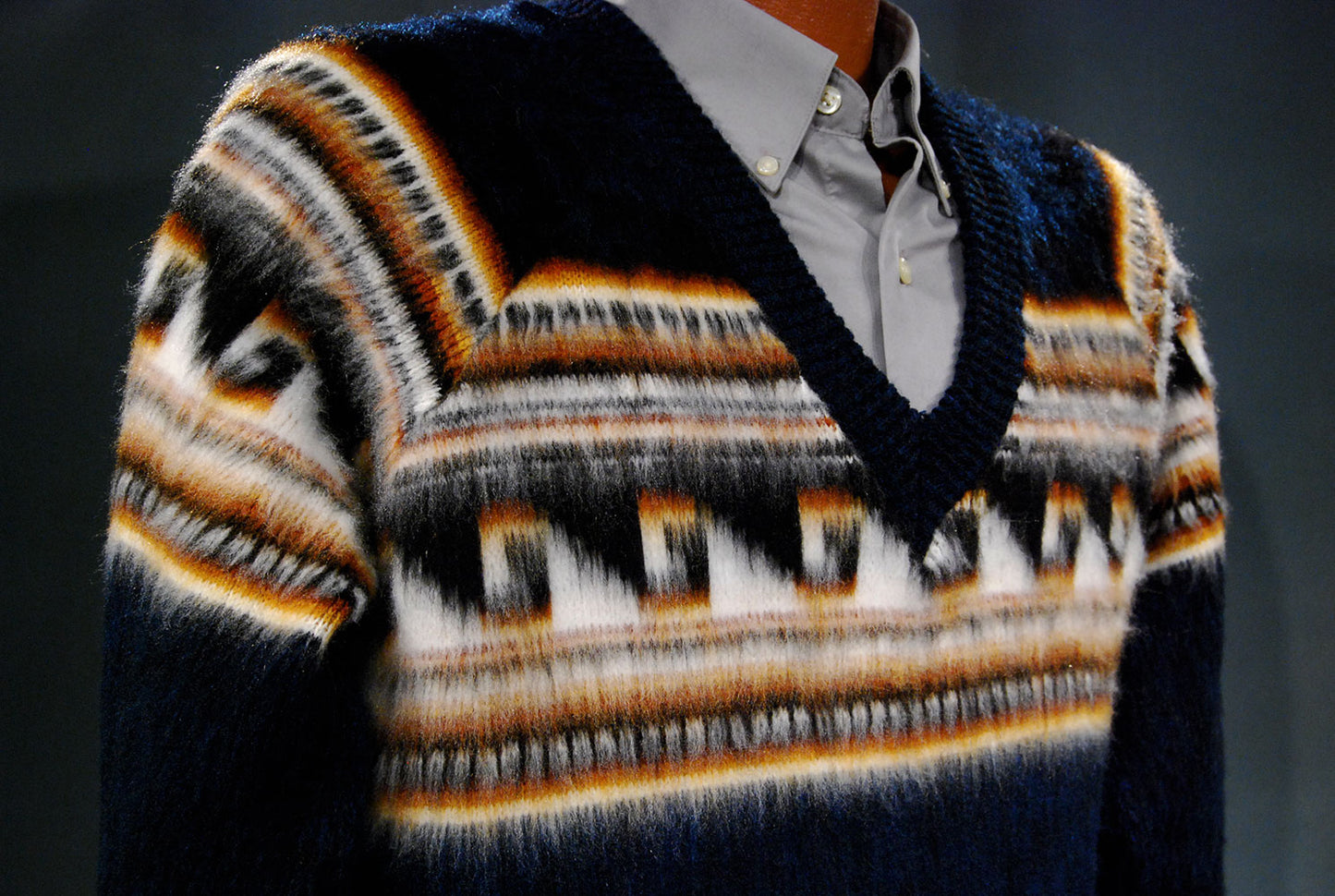 Men's Alpaca V-Neck Sweater