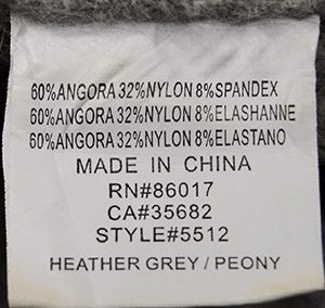 Girl's Pink & Grey Striped Cowlneck Sweater by bebe