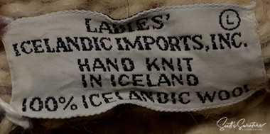 Strickjacke aus isländischer Wolle für Damen