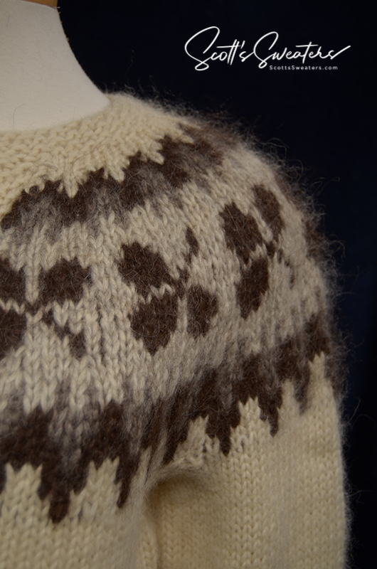 Strickjacke aus isländischer Wolle für Damen
