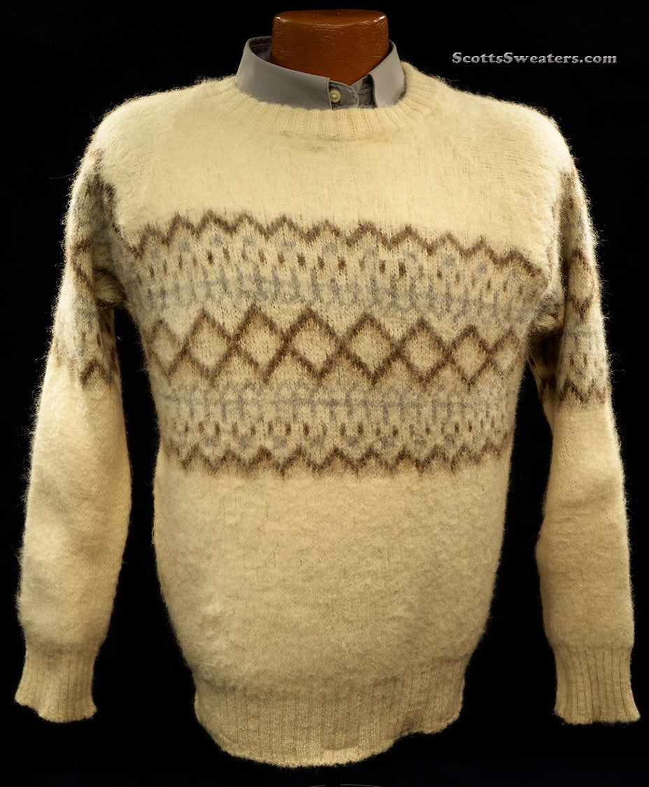 Men's Icelandic Wool Crewneck Sweater by GE-KA