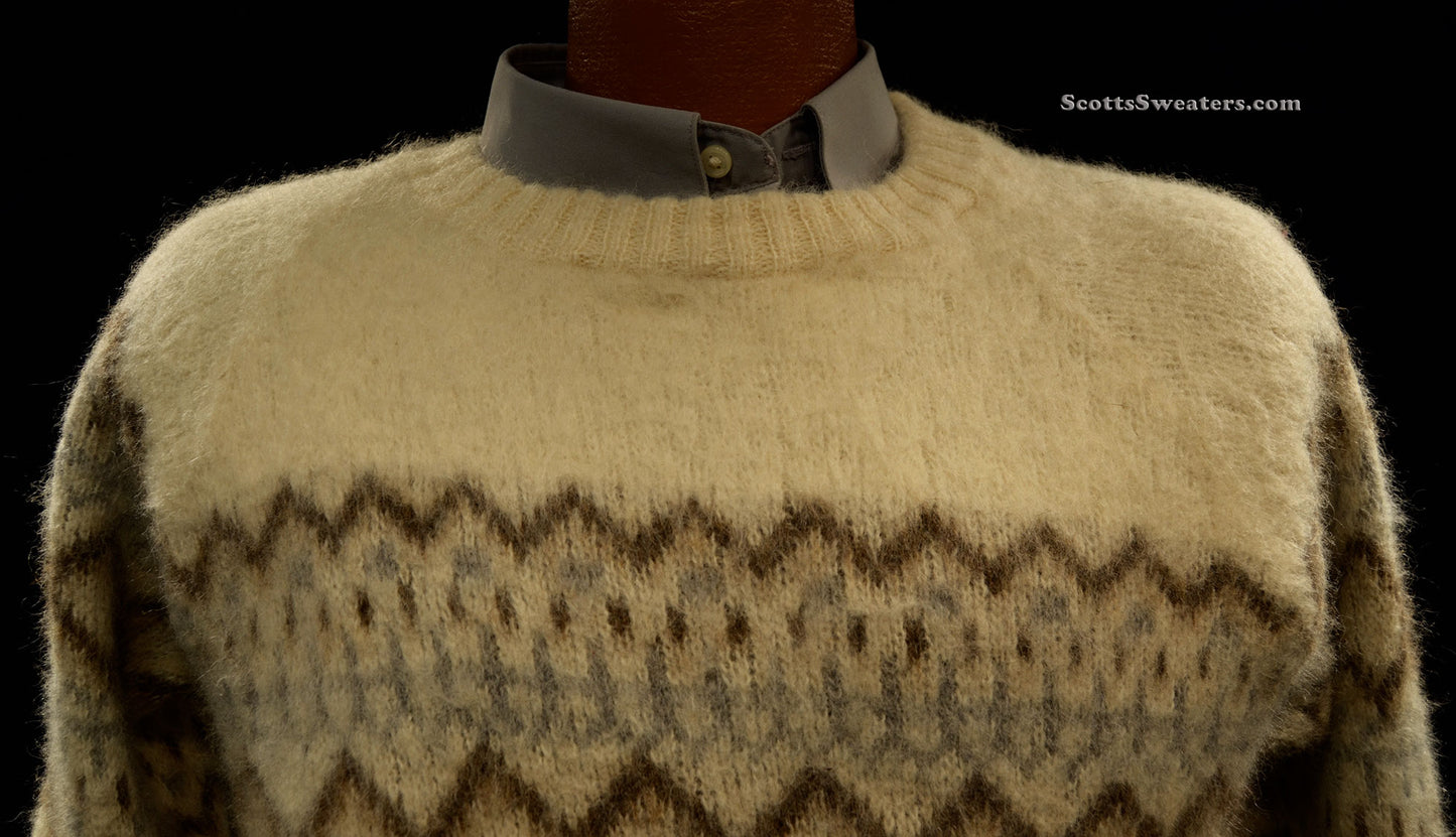 Men's Icelandic Wool Crewneck Sweater by GE-KA