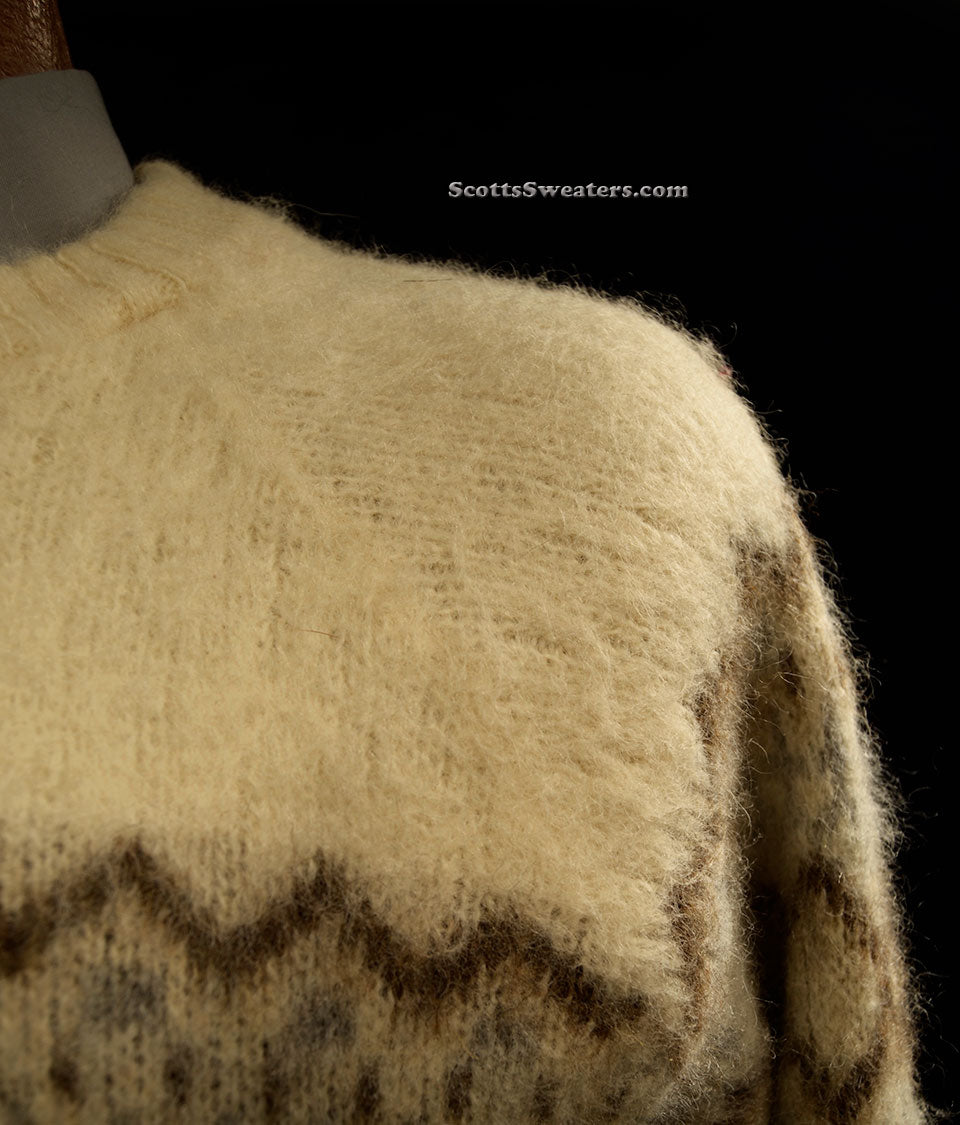 Men's Icelandic Wool Crewneck Sweater by GE-KA