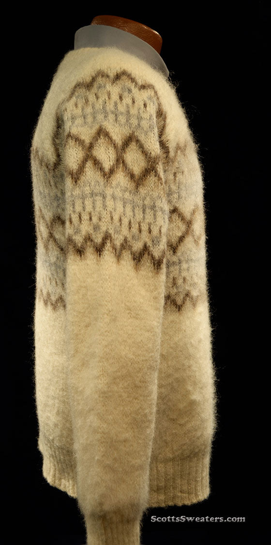 Men's Icelandic Wool Crewneck Sweater by GE-KA