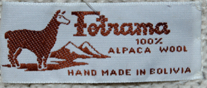 Men's Ivory Alpaca Crewneck Sweater by Fotrama
