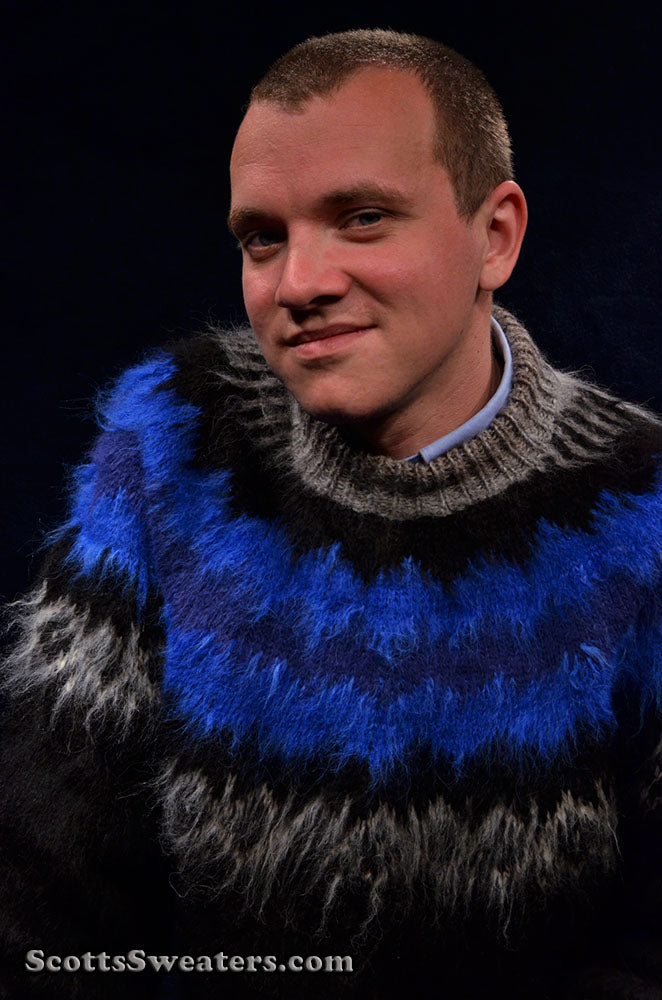 Men's Soft Alpaca Crewneck Sweater