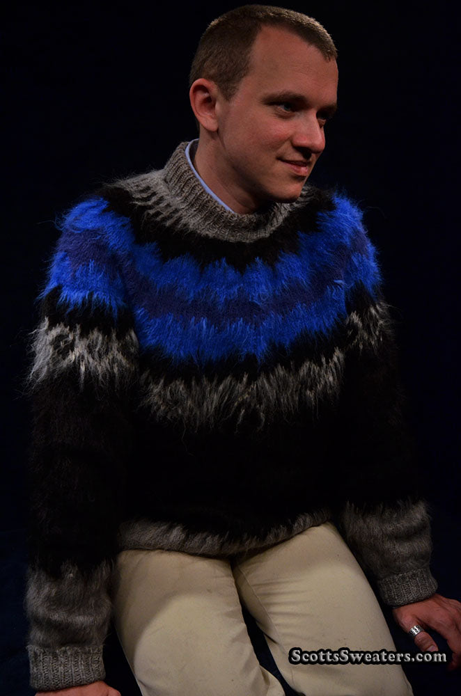 Men's Soft Alpaca Crewneck Sweater