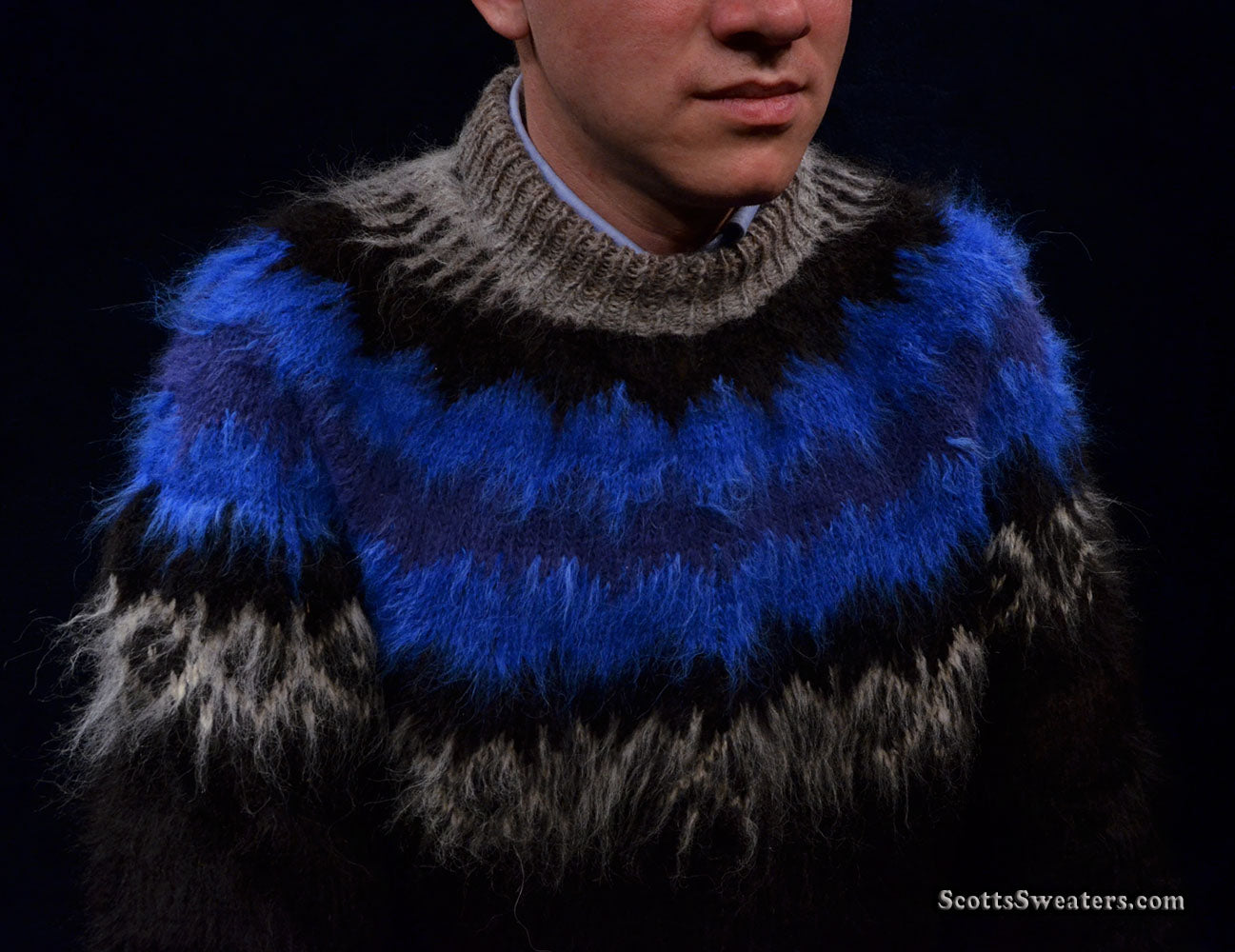 Men's Soft Alpaca Crewneck Sweater