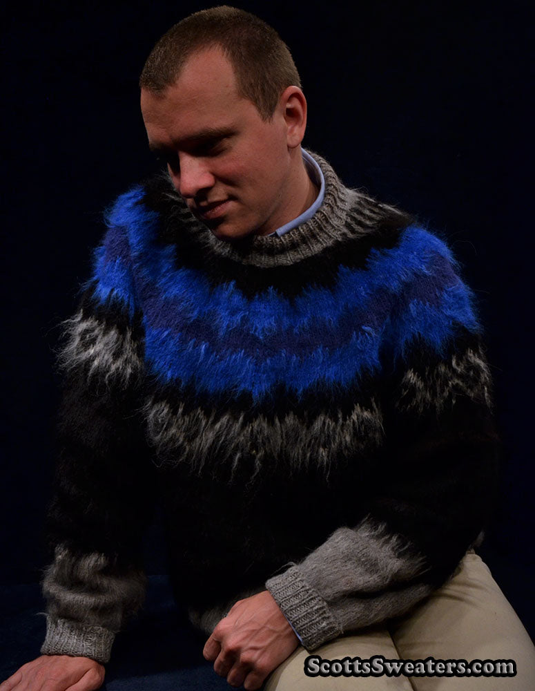 Men's Soft Alpaca Crewneck Sweater