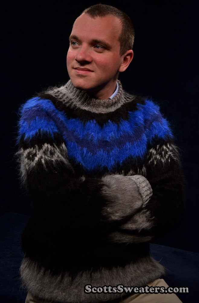 Men's Soft Alpaca Crewneck Sweater