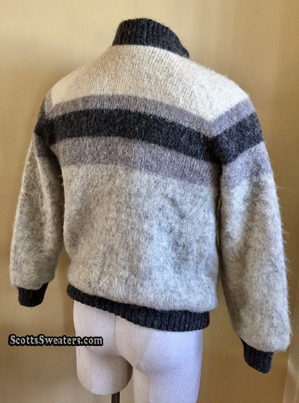 Men's Retro Icelandic Wool Jacket by Alafoss Icewool