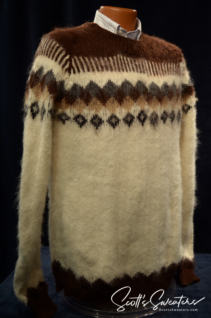 Men's Soft Alpaca Crewneck Sweater