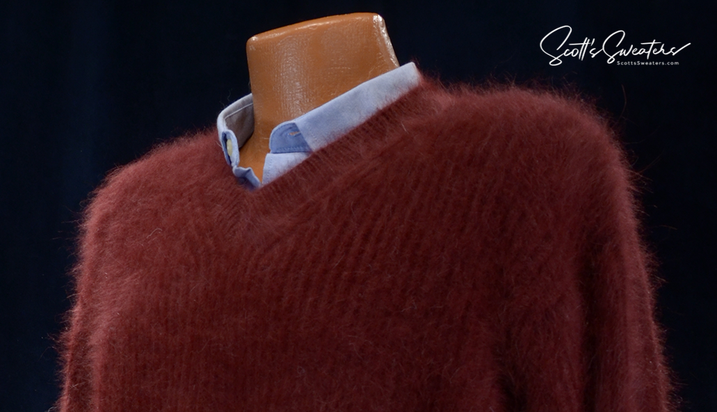 Weiche, luxuriöse Angora-Pullover für Herren