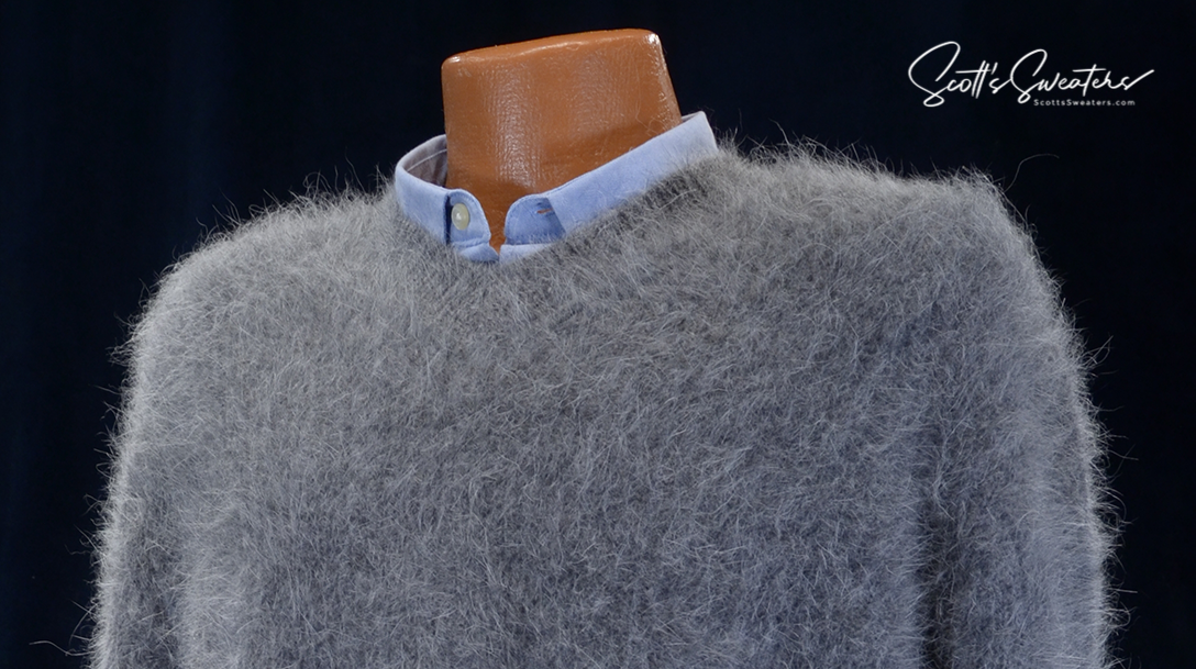 Weiche, luxuriöse Angora-Pullover für Herren