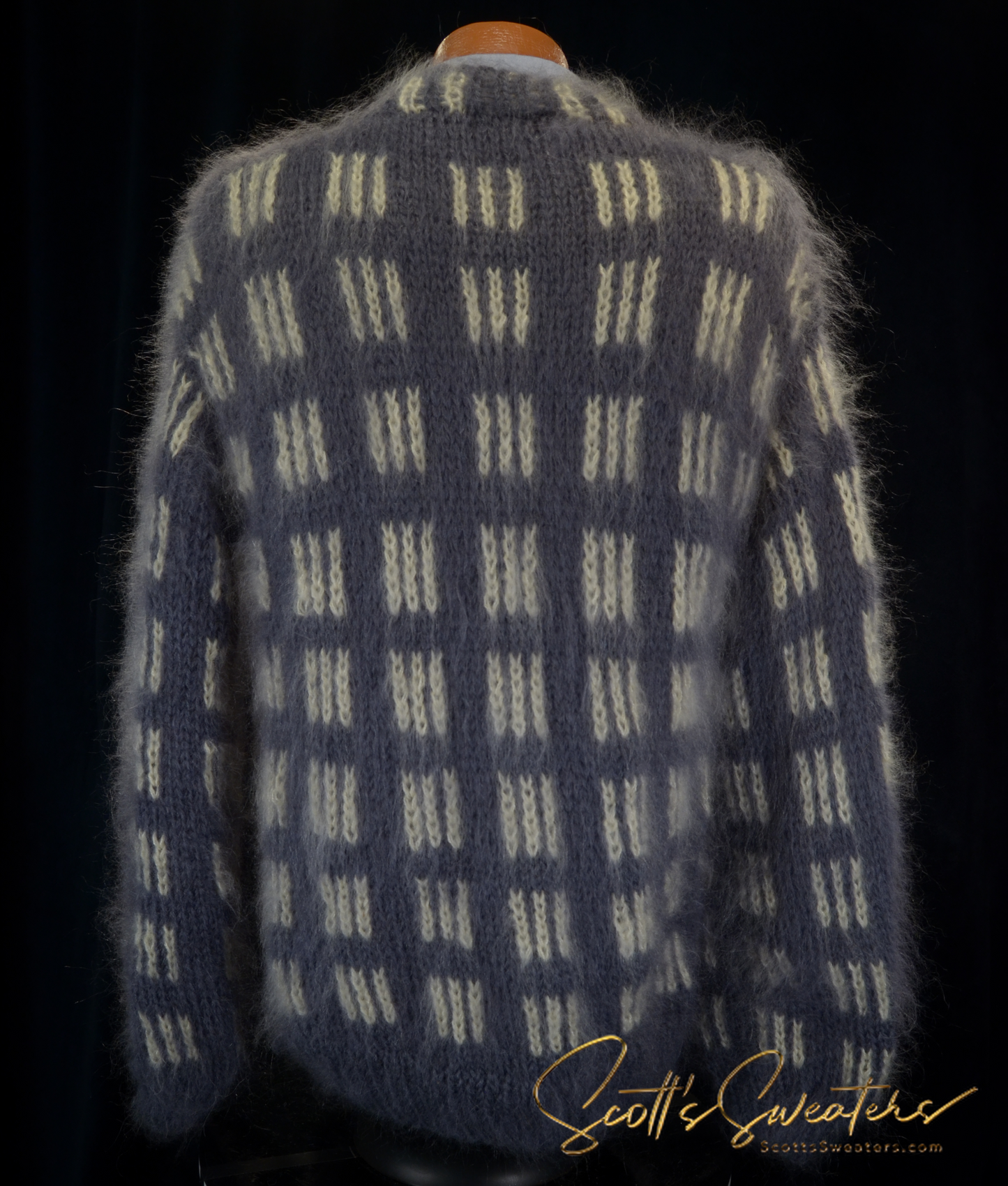 AI Designed Men's Crewneck Mohair Sweater