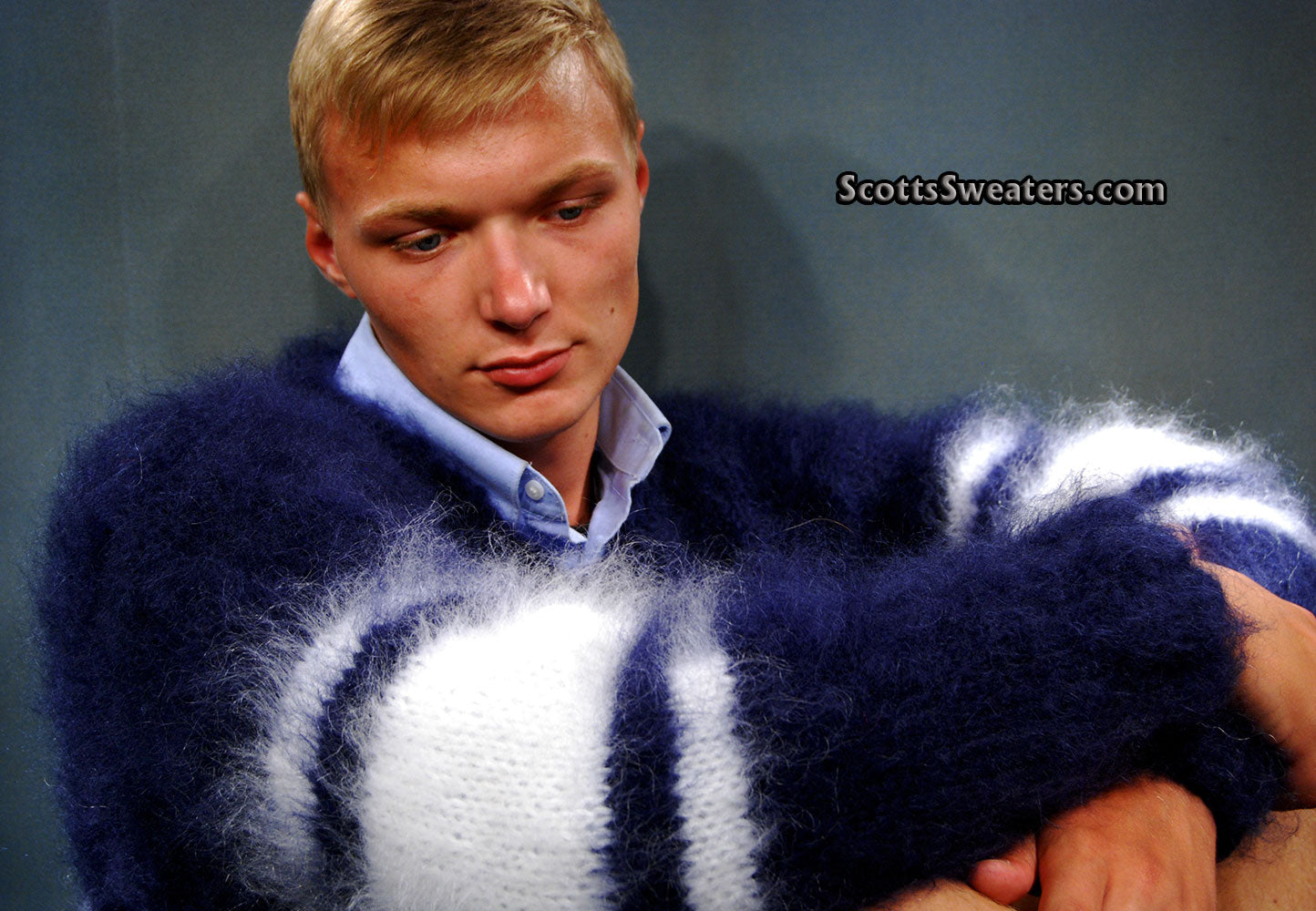 Extra soft Men's Kid Mohair Sweater