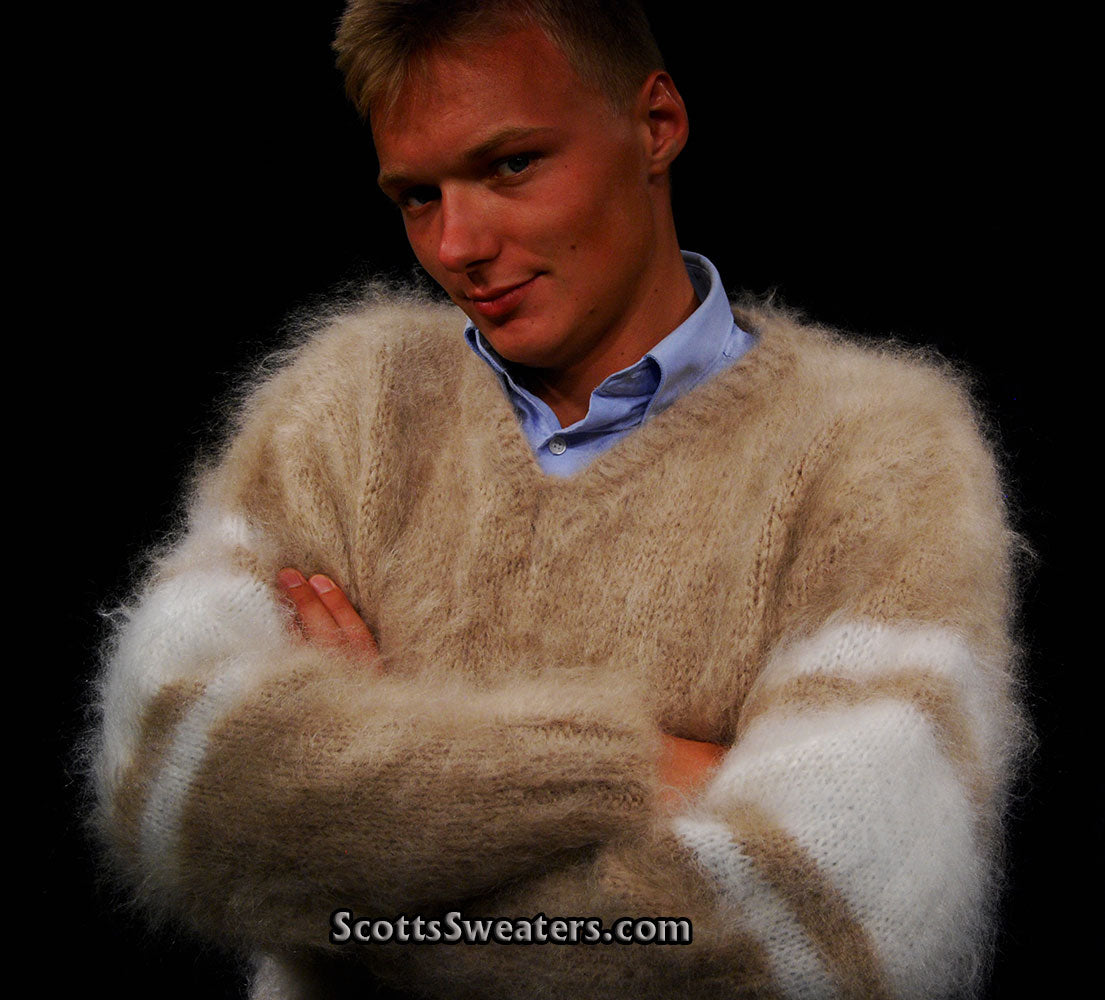 Extra soft Men's Kid Mohair Sweater
