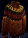 Handgestrickter Rollkragenpullover aus Mohair für Herren
