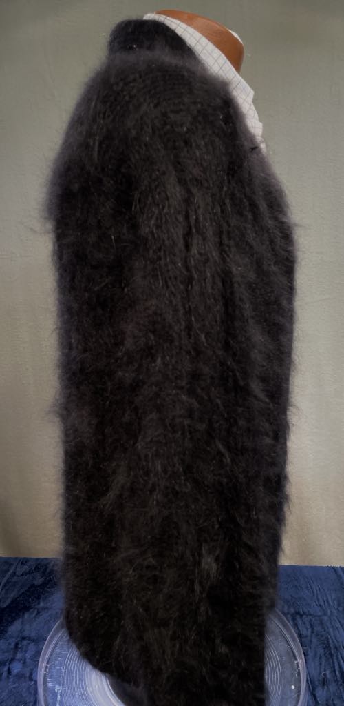 Men's Home-Spun Angora-Silk Sweater