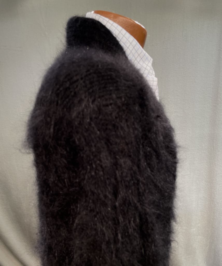 Men's Home-Spun Angora-Silk Sweater