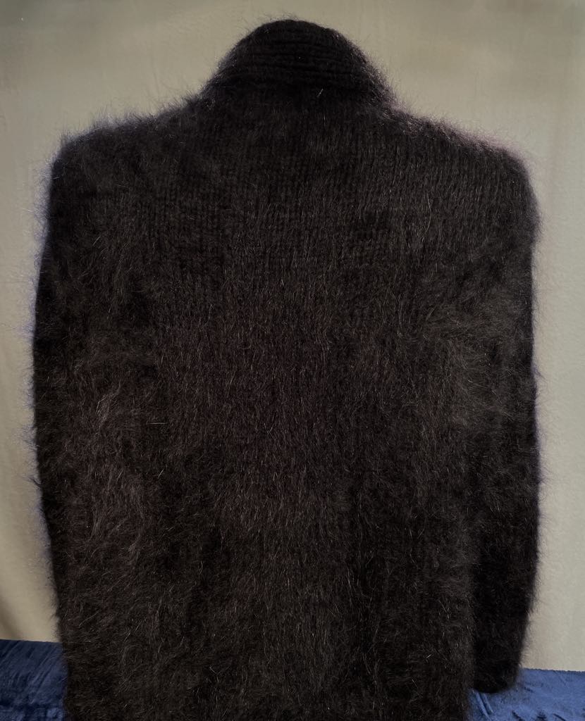 Men's Home-Spun Angora-Silk Sweater
