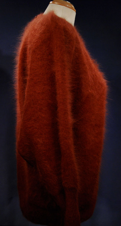 Woman's Angora Jewel-neck Sweater by Connie A Lee