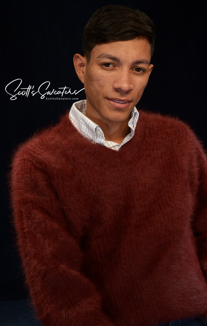 Weiche, luxuriöse Angora-Pullover für Herren
