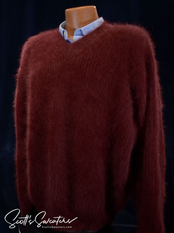 Weiche, luxuriöse Angora-Pullover für Herren