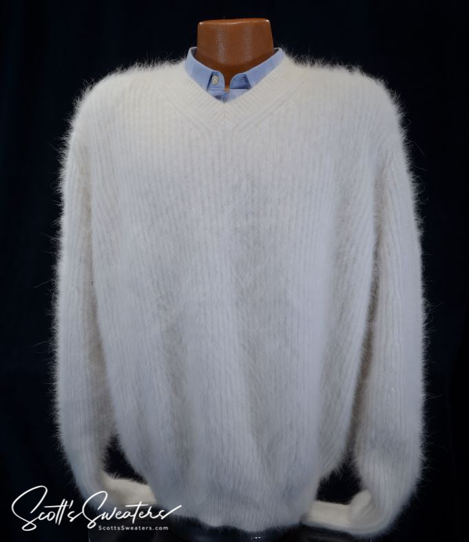 Weiche, luxuriöse Angora-Pullover für Herren