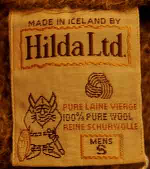 Men's Icelandic Wool Cardigan Sweater by Hilda Ltd. [#151-004]