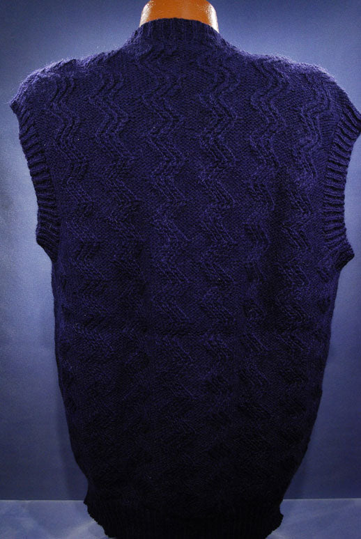 New Zealand Mohair V-Neck Sweater Vest by Tirorra [#157-003]