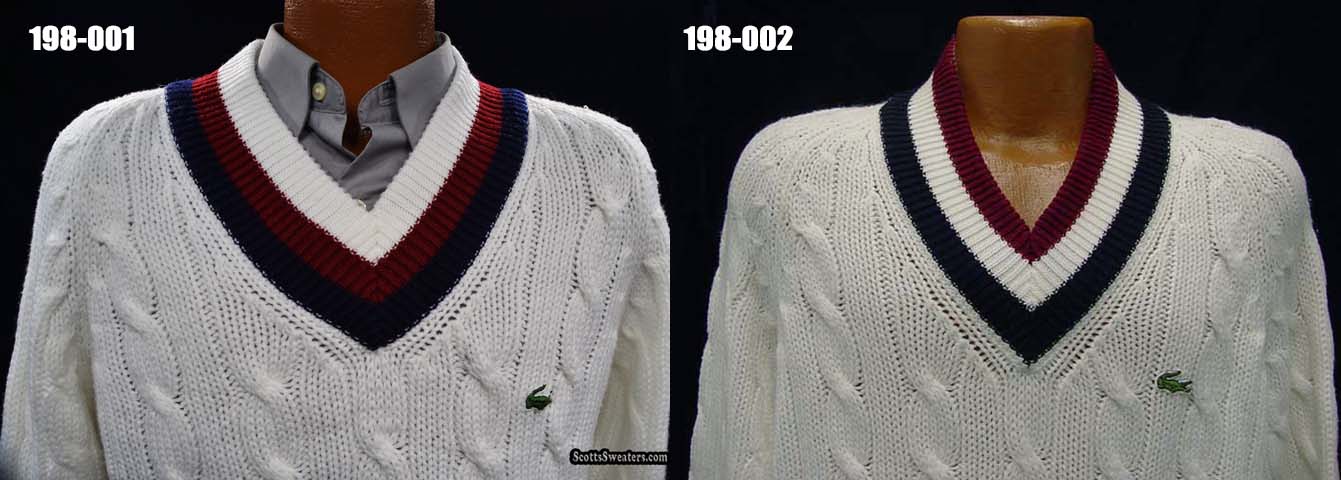 Men's Classic Retro Izod Tennis Sweater [#198-002]