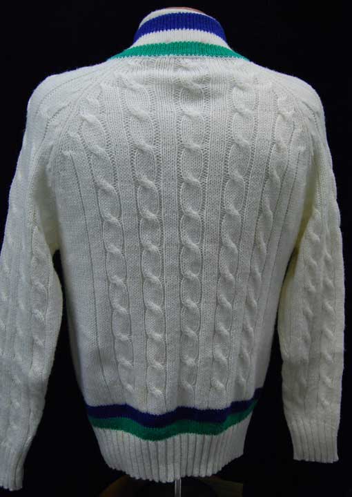 Men's Classic Retro Izod Tennis Sweater Blue/Green [#198-004]