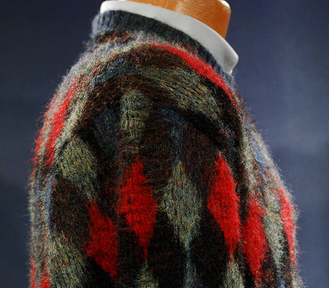 Retro Crewneck Mohair Sweater [#500-199]