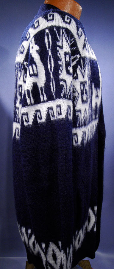 Men's Soft Alpaca Cardigan Sweater [#600-095]