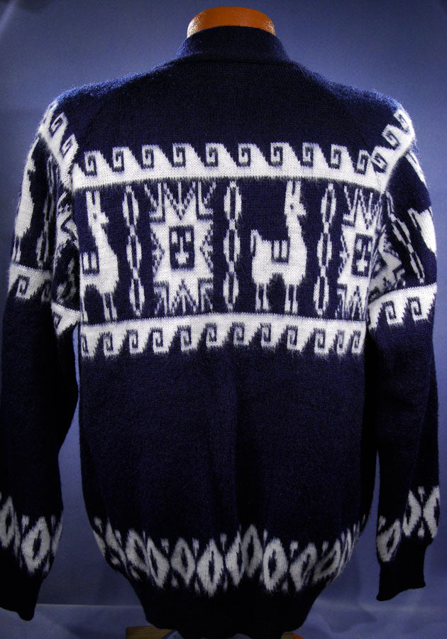 Men's Soft Alpaca Cardigan Sweater [#600-095]