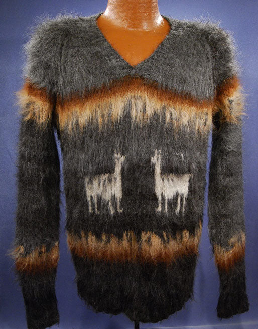 Wonderfully Soft Alpaca V-Neck Sweater by Scott's Sweaters [#601-028]