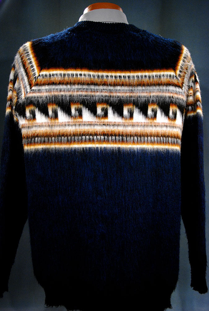 Men's Alpaca V-Neck Sweater [#607-072]