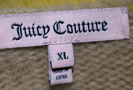 Zweifarbiger Angorapullover von Juicy Couture