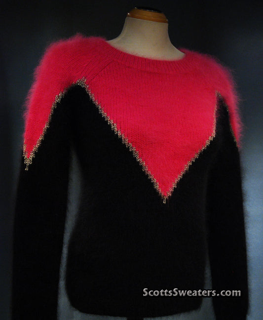 Two-Tone Angora Sweater by Juicy Couture
