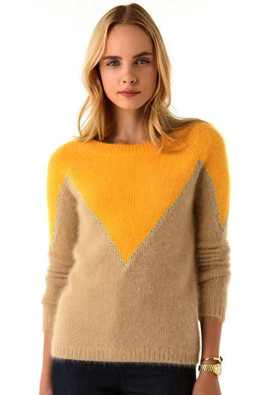 Two-Tone Angora Sweater by Juicy Couture