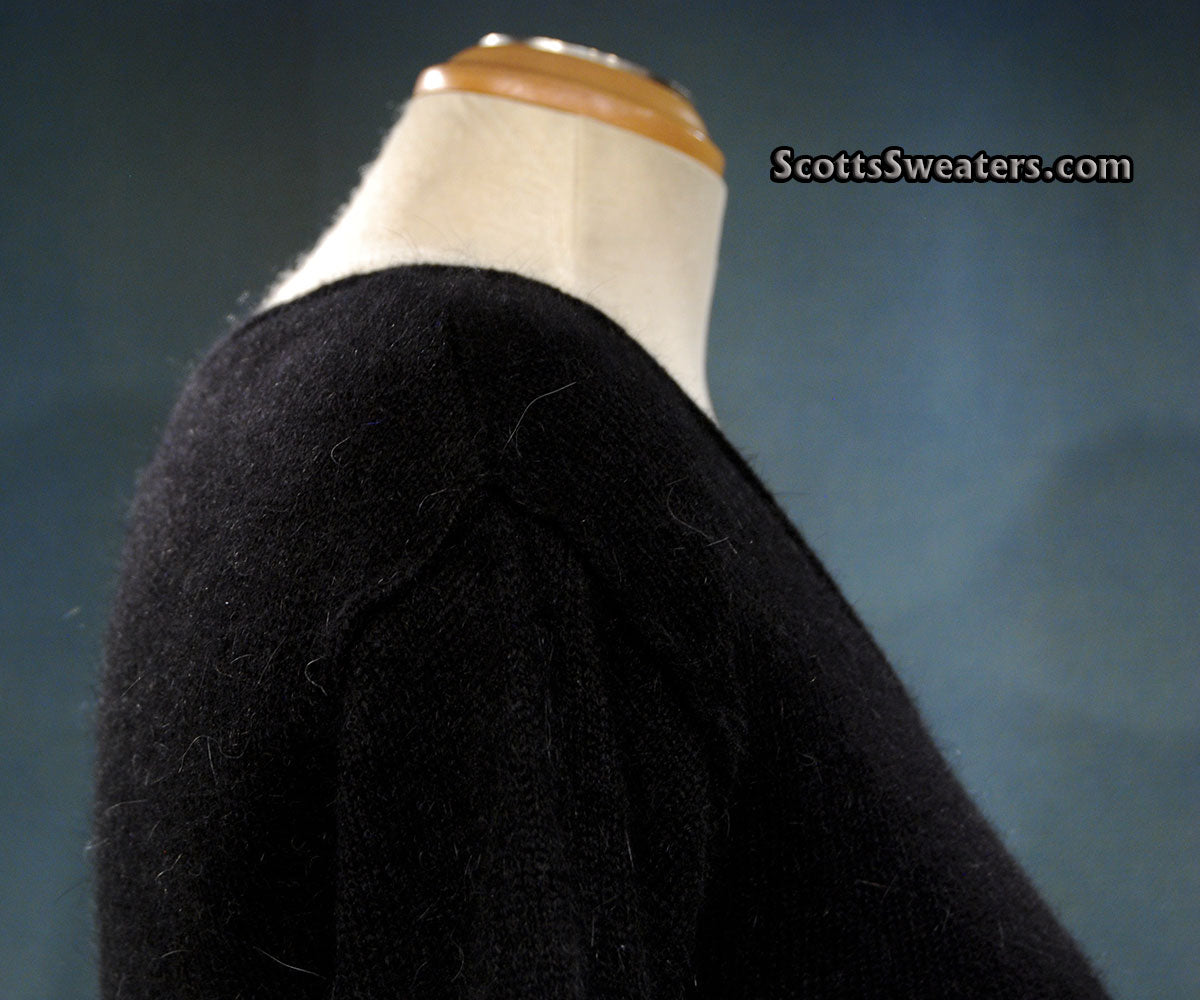 Woman's Angora Scoop Neck Sweater by Moda Intl.