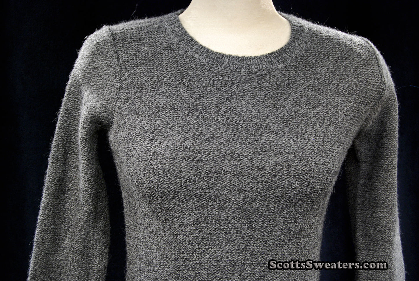 Woman's Grey Alpaca-Merino Wool Sweaterdress (Copy)