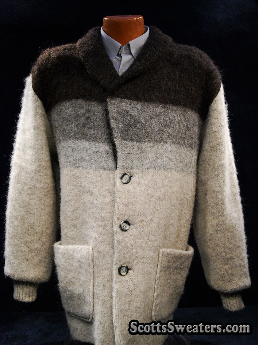 Men's Retro Icelandic Wool Coat by Hilda [#612-008]